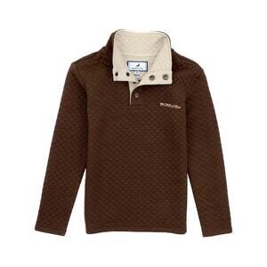 NEW PROPERLY TIED boy's club pullover sweatshirt in brown